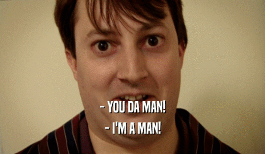 Peep Show Mark Corrigan You Da Man GIF