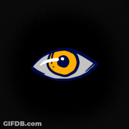 Peeping Tom Blinking Animated Eye GIF