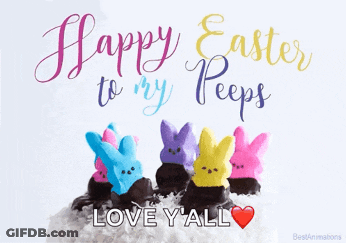 Peeps Happy Easter GIF