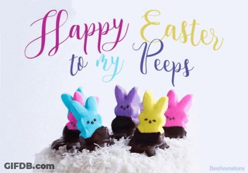 Peeps Happy Easter GIF