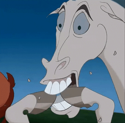 Pegasus Nervous Reaction Hercules GIF