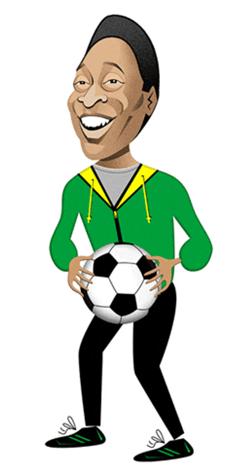 Pele Classic Football Moves GIF