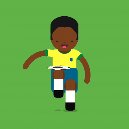Pele The King Of Soccer In Animated Form GIF