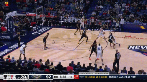 Pelicans Vs Pacers Basketball Game GIF
