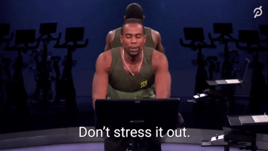 Peloton Alex Toussaint Dont Stress GIF