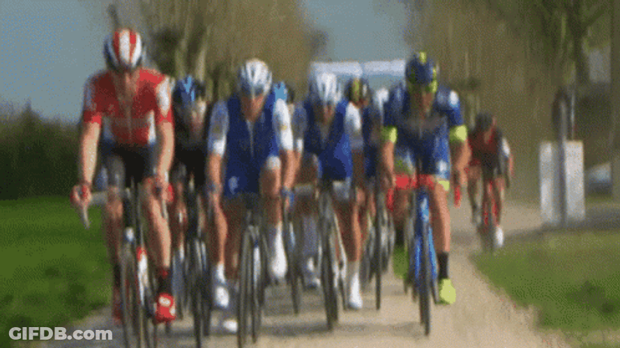 Peloton Cycling Go Away GIF