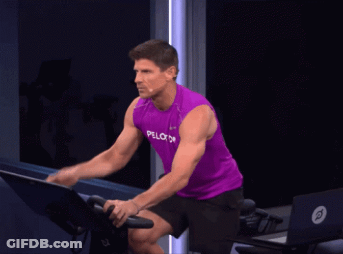 Peloton Denis Morton Cycling Flying Kiss GIF