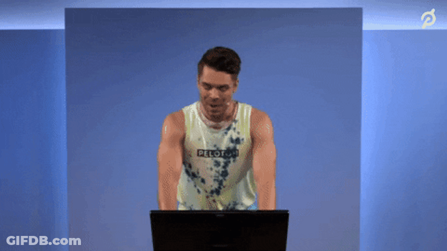 Peloton Instructor Cycling Workout Free GIF