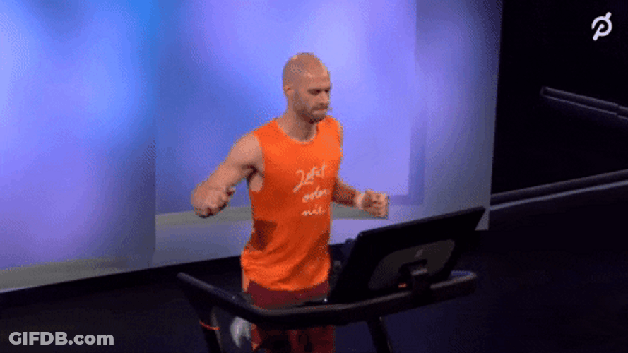 Peloton Instructor Treadmill Running One GIF