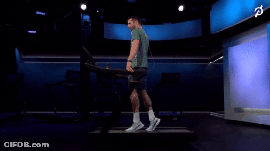 Peloton Instructor Treadmill Running Workout GIF