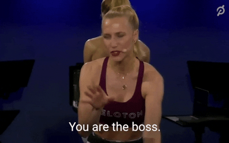 Peloton Instructor You Are The Boss GIF