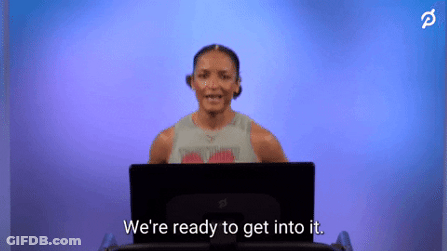 Peloton Treadmill Running Workout We're Ready GIF