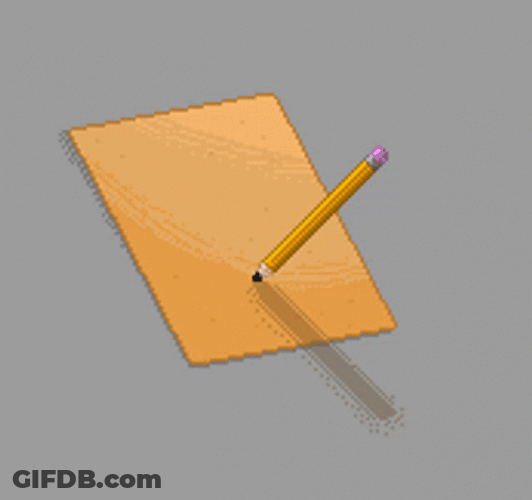 Pencil Heart Design GIF