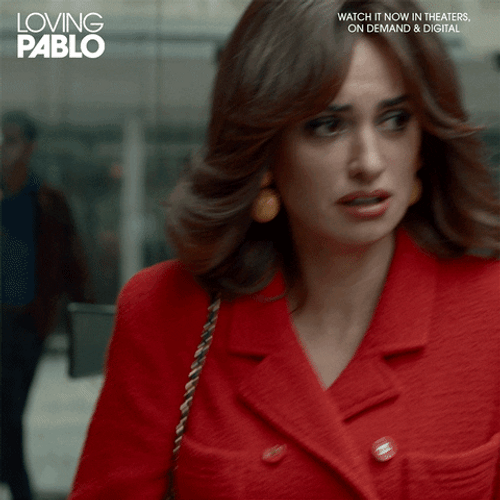 Penelope Cruz Crying Loving Pablo GIF