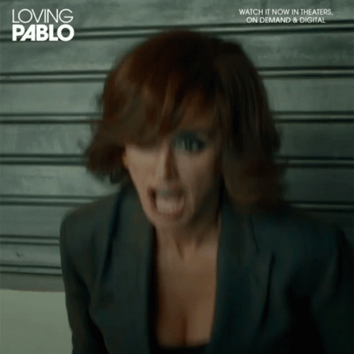 Penelope Cruz Scream Loving Pablo GIF