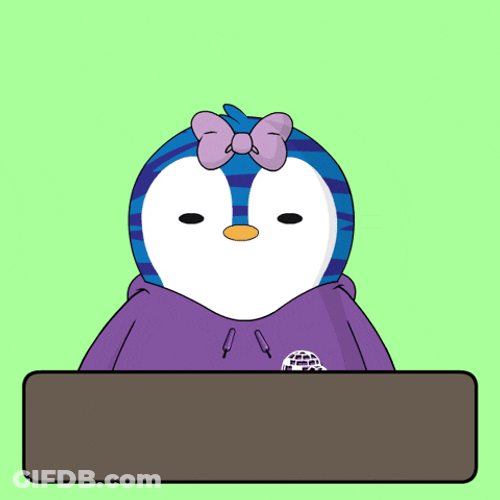 Penguin 5 Star Feedback GIF
