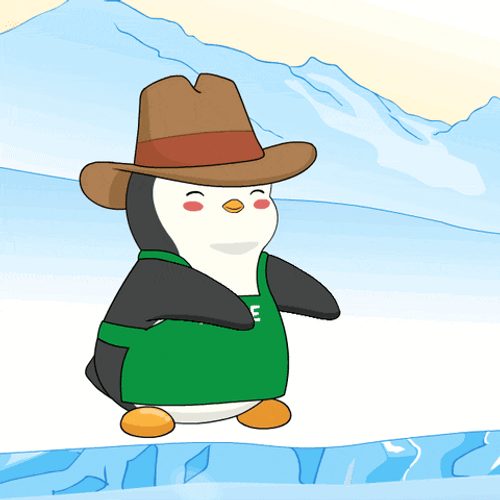 Penguin Catch The Fish Nice Job GIF