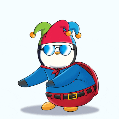 Penguin Dance Floss GIF