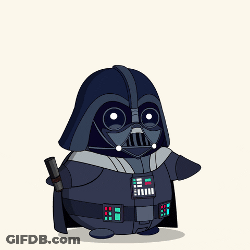 Penguin Darth Vader Dark Side GIF
