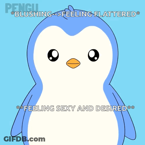 Penguin Feeling Sexy And Desired GIF