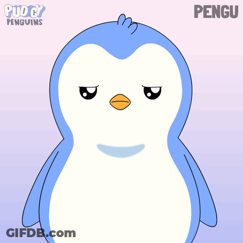 Penguin Giving Thumbs Up Saying Not Bad GIF