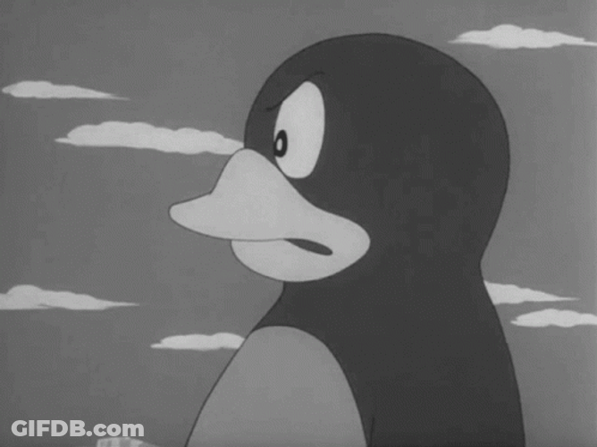 Penguin Having A Bad Aim GIF