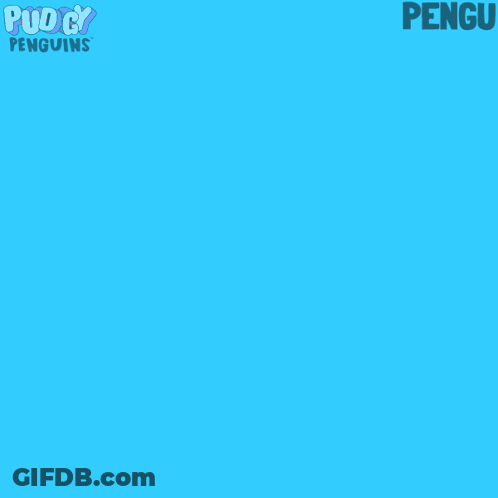 Penguin Holding Heart Envelope GIF