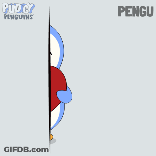 Penguin Holding Heart Saying For You GIF