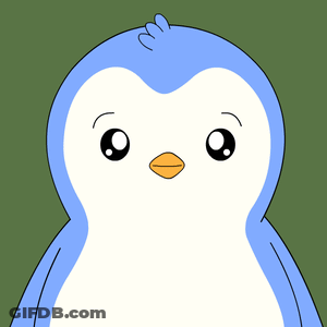 Penguin Holding LFC Sign GIF
