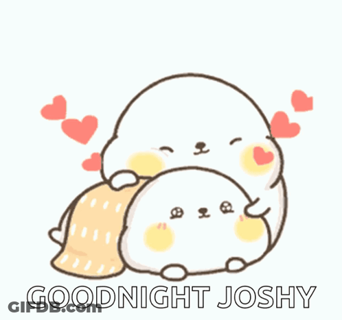 Penguin Hugging Penguin Goodnight Joshy GIF