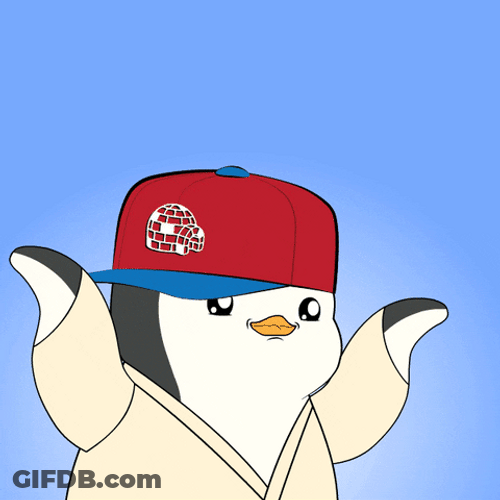 Penguin Im Cool Check My Swag GIF