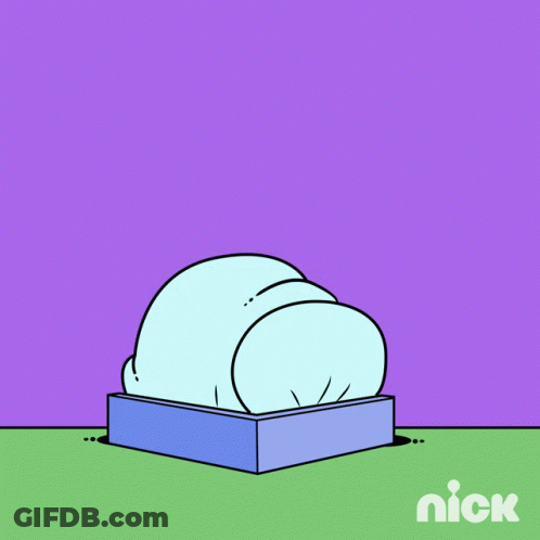 Penguin In Box With Nick Logo GIF