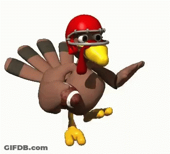 Penguin In Football Helmet Saying Play Like A Raven GIF