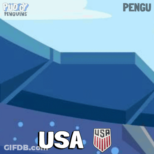 Penguin In Hat Holding Taco GIF