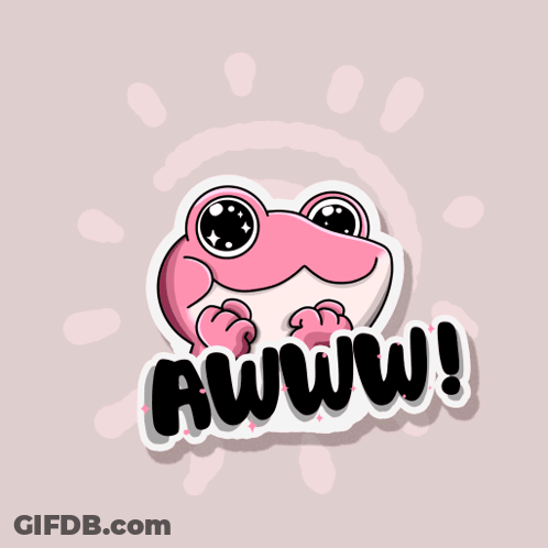 Penguin In Pink Sweater And Orange Hat GIF