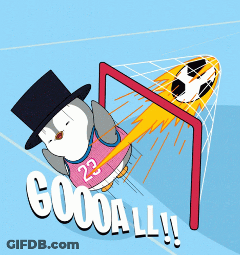 Penguin In Top Hat And 23 Jersey GIF