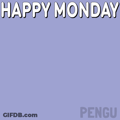 Penguin In Top Hat Happy Monday GIF
