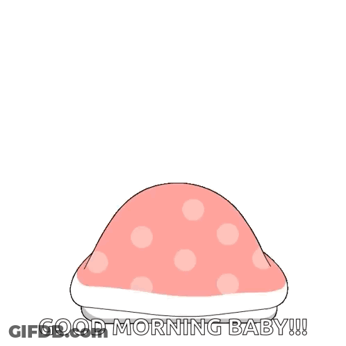 Penguin Laying On Pillow Saying Good Morning GIF