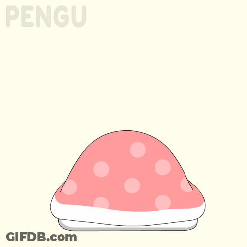 Penguin Laying On White Blanket Saying Pengu GIF