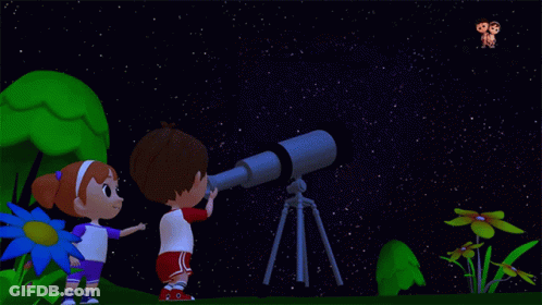 Penguin Looking Through Telescope Looking For Love GIF