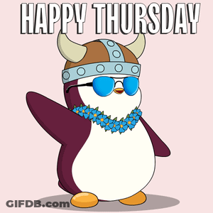 Penguin Peeking Out Of Cup Saying Good Morning GIF