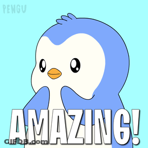 Penguin Saying Amazing GIF