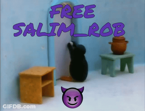 Penguin Saying Free Salim Rob GIF