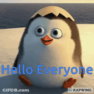 Penguin Saying Hello Everyone GIF