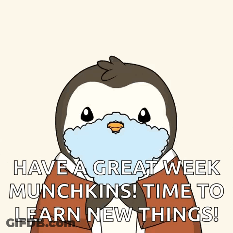 Penguin Saying Monday And Great Week GIF