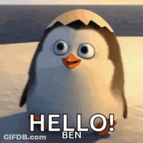 Penguin Says Hello Uncle Ben GIF