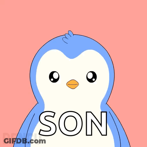 Penguin Says I Love You Son GIF