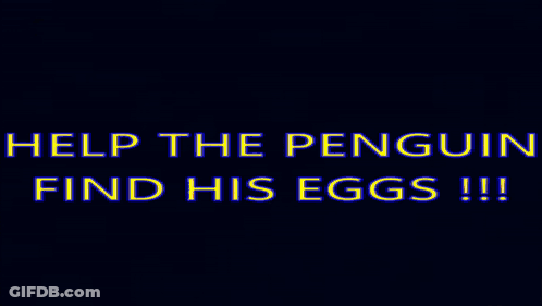 Penguin Standing On Ice Pile GIF