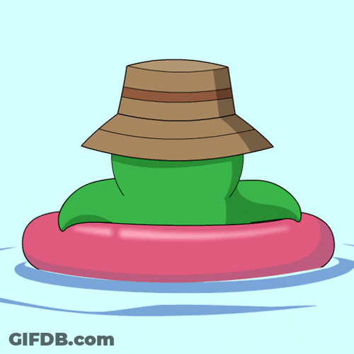 Penguin Swim And Chilling GIF