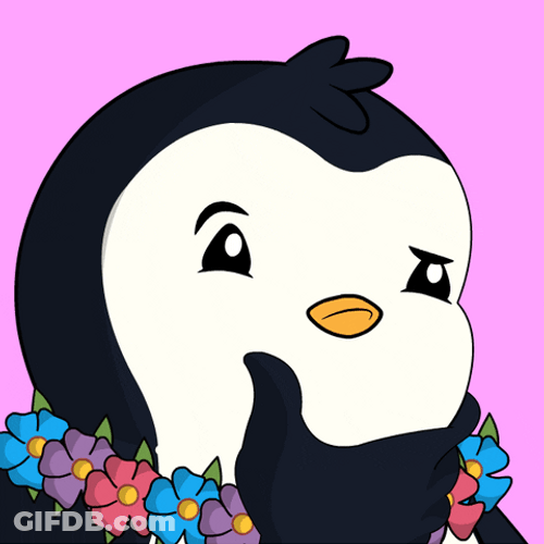 Penguin Think About It Meme GIF